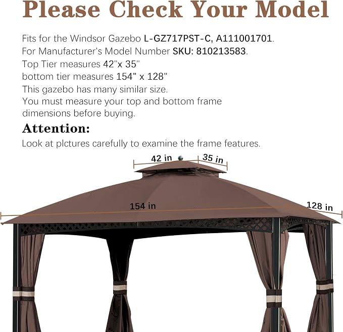 SCOCANOPY Replacement Canopy Cover Compatible - Image 2