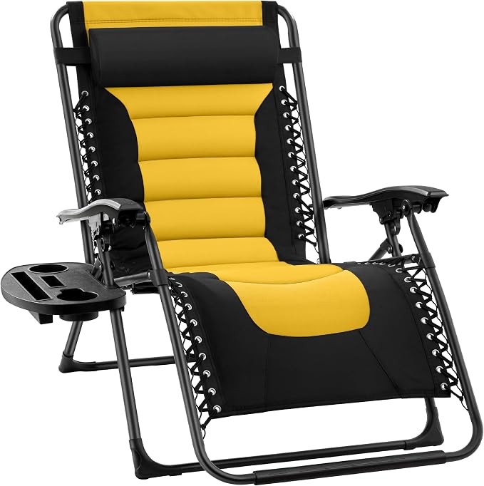 Best Choice Products Oversized Padded Zero Gravity Chair, Folding Outdoor Patio by Unknown