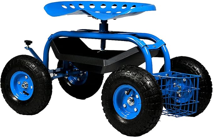 Sunnydaze Rolling Garden Cart - Image 6