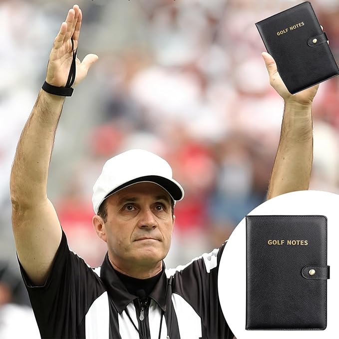 Portable Game Notebook - Golf Journal Trackerfor Tee Stats, Club Selection, Green Accuracy, Handicap Goals | Practice Round Summary Book | Scorekeeping Log for Course Strategy Notes