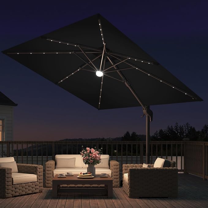 JZ-DZS Cantilever Patio Umbrella - Image 2