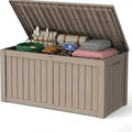 150 Gallon Outdoor Storage Box Resin Deck Box All Weather Waterproof Large by Decksplore%E2%80%94BuiltforOutdoor