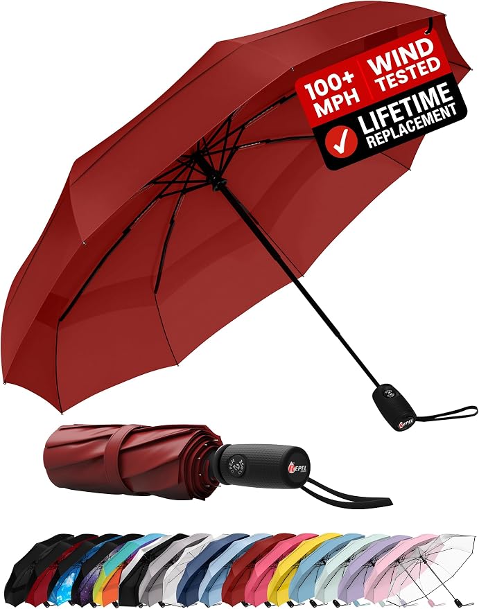 Windproof Travel Umbrella by RepelUmbrella