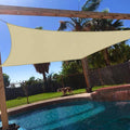 Windscreen4less 12' x 14' Sun Shade Sail Rectangle Outdoor Canopy Cover UV Block by Windscreen4less