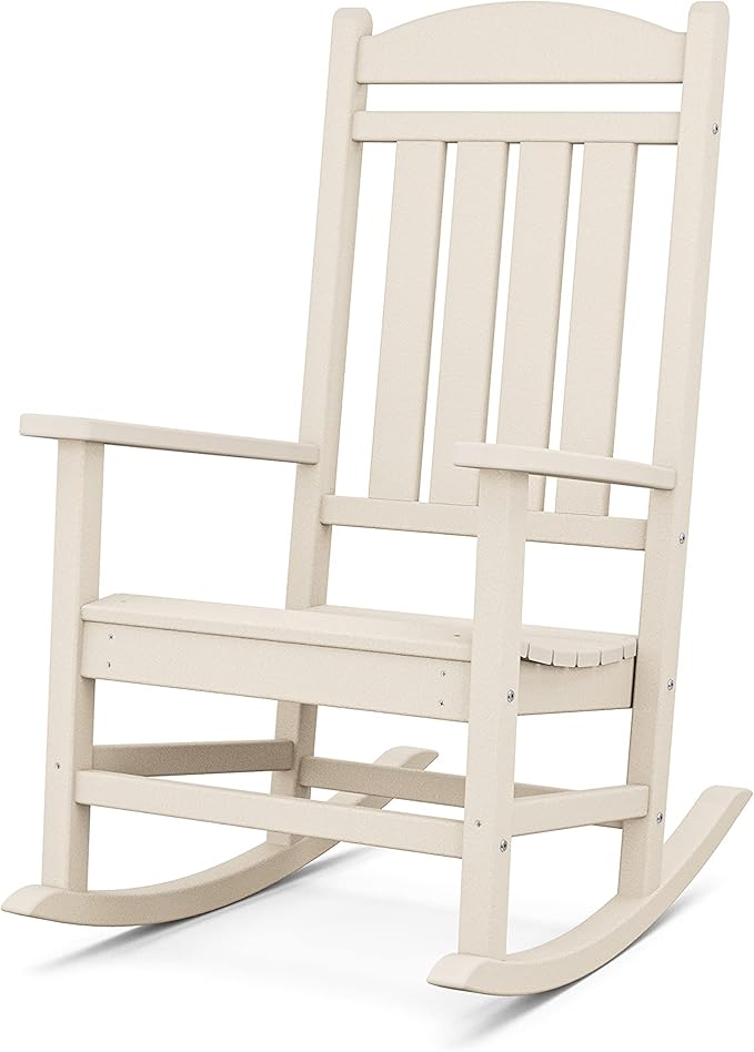 POLYWOOD Presidential Rocking Chair in Sand by POLYWOOD