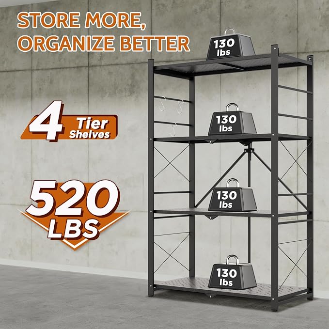 4 Tier Greenhouse Shelving Unit, Plant Stand, 2 Pack, No Assembly Required - Image 4