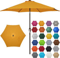 7.5 ft Patio Umbrella, Yard Umbrella, Outdoor Market Umbrella by Blissun
