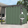 Easy-Going Outdoor Curtains for Patio 1 Panel, 110x84 inch, Sage Green | by Easy-Going