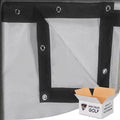 Spectrum Golf Simulator Golf Impact Screen **Poly Spacer Golf Simulator Screen Material**Black Border with Grommets