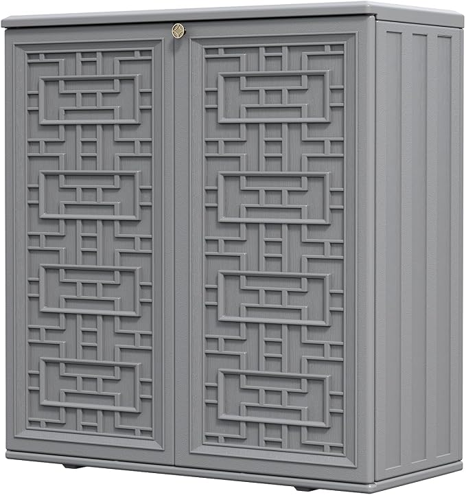 HOMSPARK Indoor/Outdoor Storage Cabinet by HOMSPARK