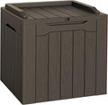 Flamaker Deck Box 31 Gallon Waterproof Resin Small Storage Box by Flamaker