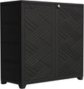 Outdoor Storage Cabinet Waterproof, 60 Gallon Resin Outdoor Storage Shed by KINYING
