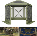 Aoxun 10x10ft Pop Up Canopy Tent, Screen Tent by Aoxun