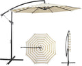 10FT Outdoor Offset Umbrella, Cantilever Patio Umbrella by AEOutdoorUSA