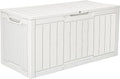YITAHOME 100 Gallon Large Outdoor Deck Box | Waterproof Resin Storage Box by YITAHOME