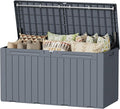 Devoko 100 Gallon Outdoor Storage Box, Waterproof Deck Box Lockable | Weather by DEVOKO