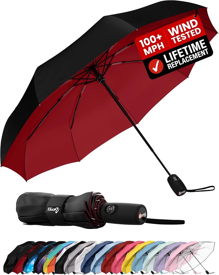 Windproof Travel Umbrella by RepelUmbrella