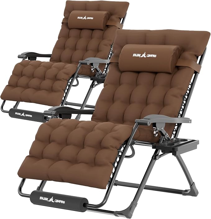 UDPATIO Oversized Zero Gravity Chair Patio Reclining Chairs by UDPATIO