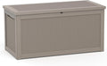 320 Gallon Waterproof Outdoor Storage Box, UV Resistant Resin Deck Box by KFY