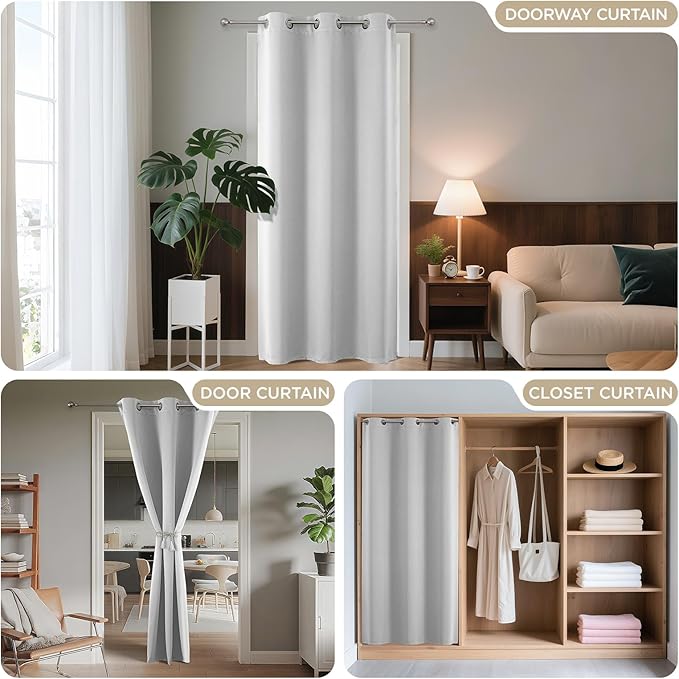 Joydeco Door Curtain Blackout Curtains - Image 4