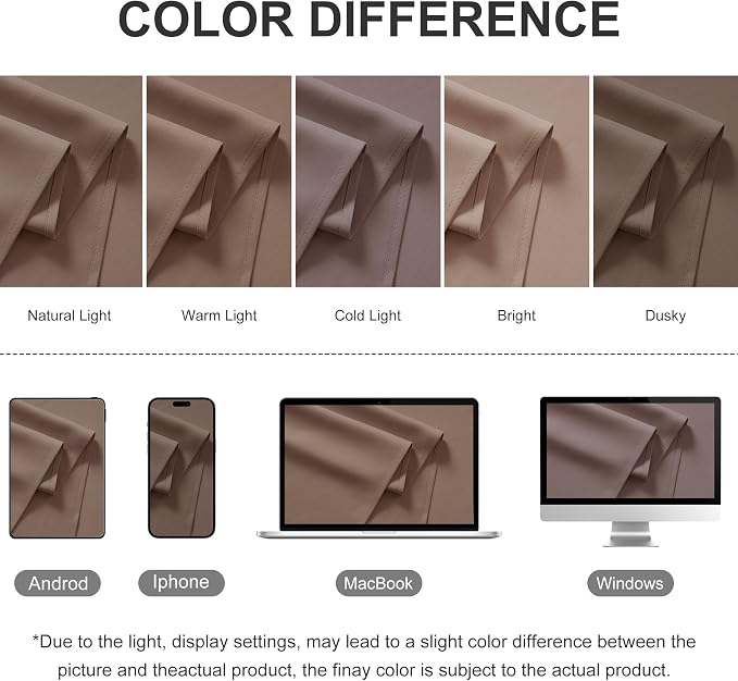 RYB HOME Extra Wide Outdoor Curtains - Image 6