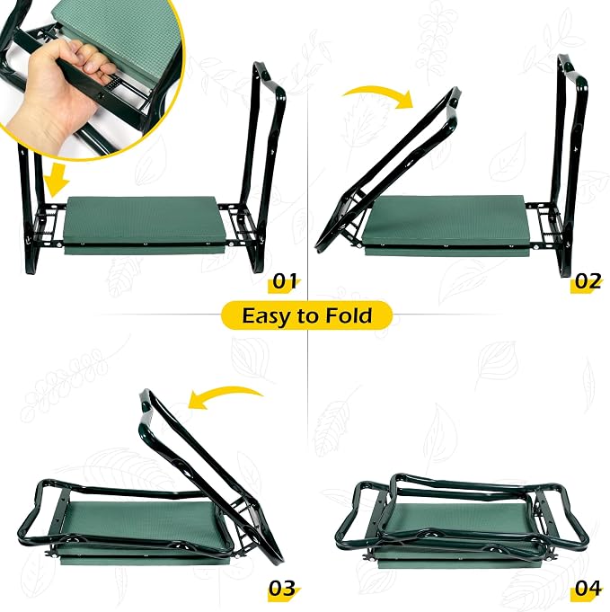 MaxWorks 50921 Folding Garden Kneeler Stool - Image 8