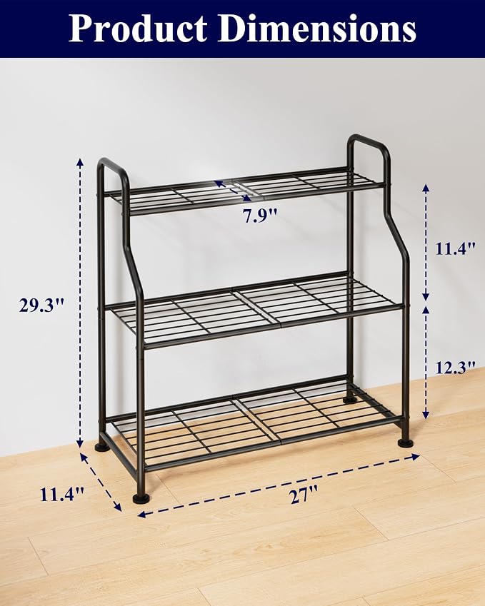 Kitsure 3-Tier Plant Stand Indoor & Outdoor, or Garden, Plant Shelves - Image 3