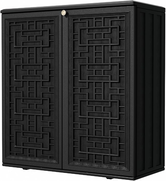 Mrosaa Outdoor Storage Cabinet Waterproof by Mrosaa