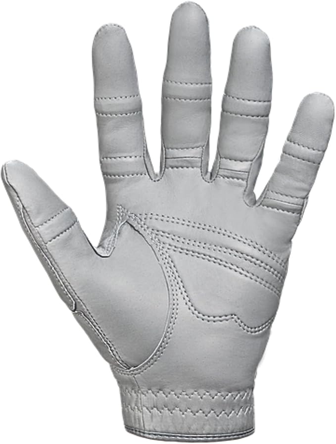 Bionic Men's StableGrip 2.0 Grey Golf Glove - Made from Premium Cabretta Leather