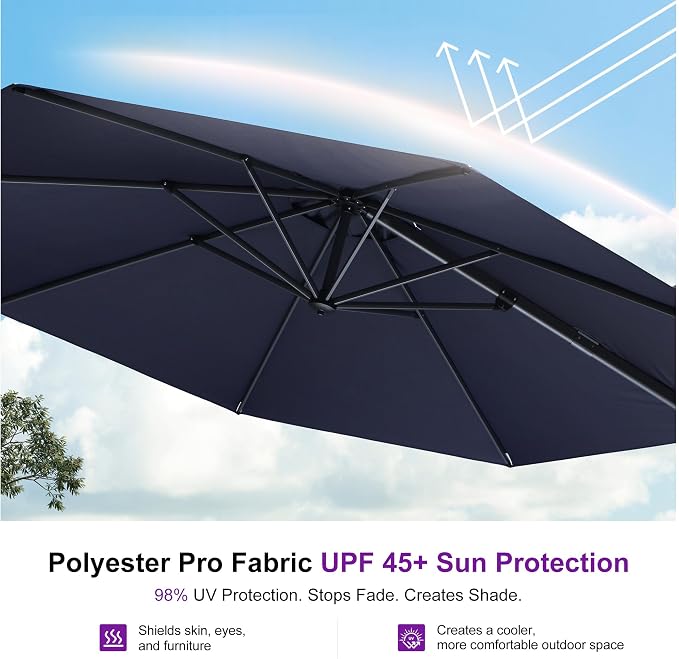PURPLE LEAF Patio Umbrella - Image 5