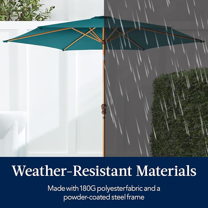Best Choice Products 10ft Market Umbrella, Outdoor Sun Shade - Image 5