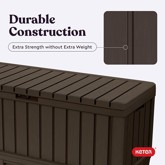 Keter Kentwood 92 Gal Outdoor Storage Box - Image 8