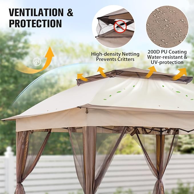 COOS BAY 11x11 Pop Up Gazebo - Image 4