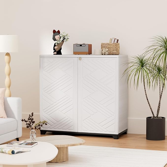 HOMSPARK Indoor/Outdoor Storage Cabinet - Image 2
