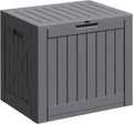 Greesum 40 Gallon Outdoor Deck Box, Resin Storage, Garden Tools, Pool Supplies by BuynowfromGreesum