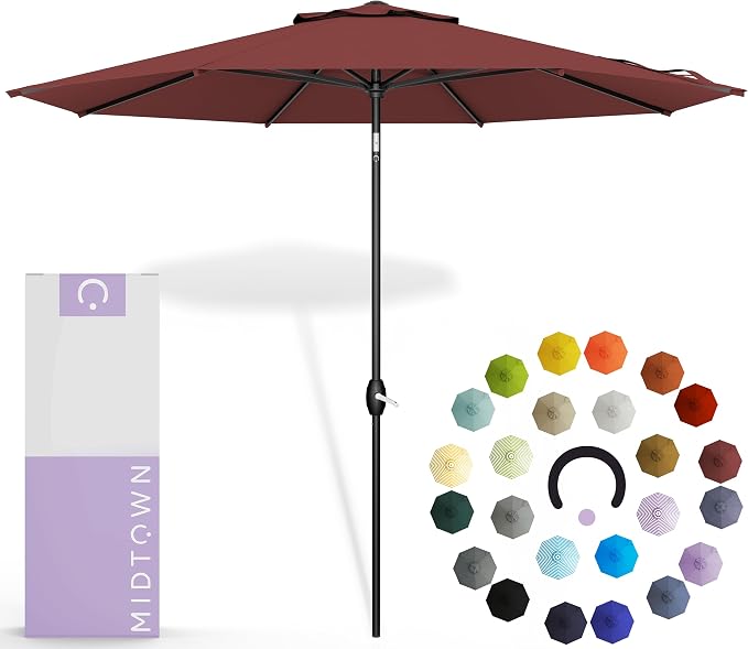 Midtown Umbrellas The Lean Patio Umbrella by MidtownUmbrellas