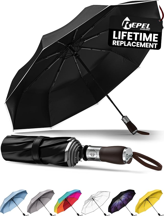 Windproof Travel Umbrella by RepelUmbrella
