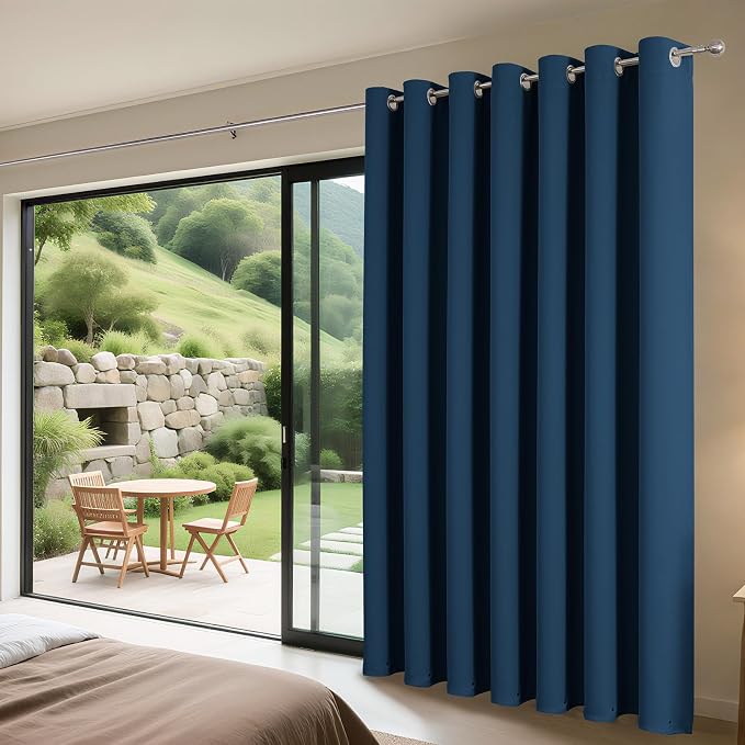 Joydeco Blackout Patio Sliding Door Curtains, Privacy Room Divider Curtains | - Image 3
