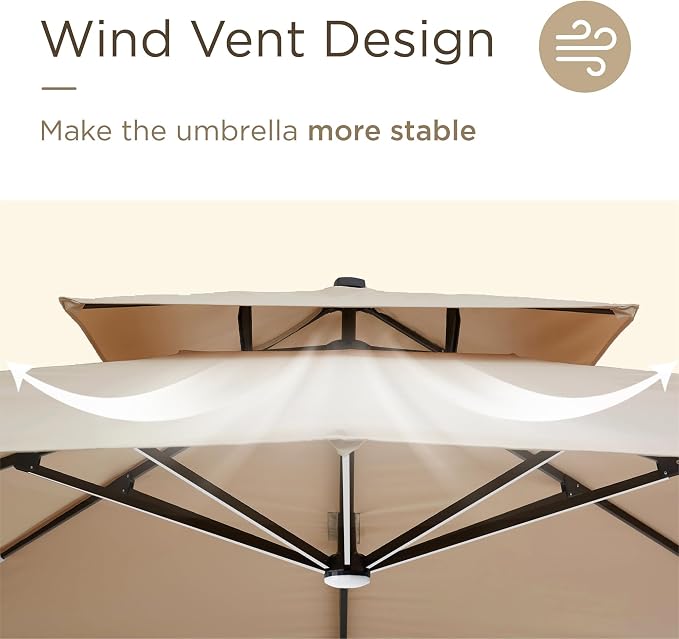 Deconk 10' X 13 'Patio Umbrella - Image 9