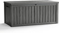 150 Gallon Outdoor Deck Box, Resin Waterproof Storage Box by KFY