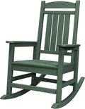 SERWALL Rocking Chair Outdoor, Oversized HDPE Patio Rocking Chairs, Porch Rocker by SERWALL