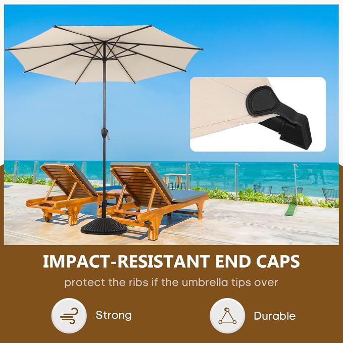 Abba Patio 11FT Lyon Outdoor Patio Umbrella Outdoor Table Umbrella - Image 4