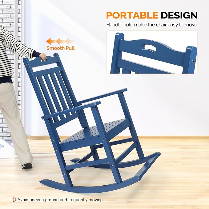 VINGLI Outdoor Rocking Chair - Image 6