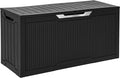 YITAHOME 80 Gallon Outdoor Storage Box | Large Water Resistant Resin Deck Box by YITAHOME
