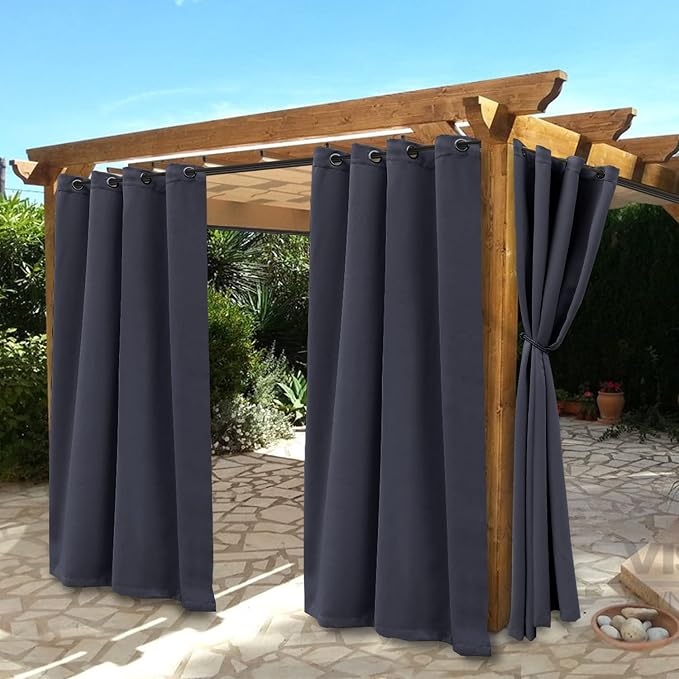 BONZER Waterproof Indoor/Outdoor Curtains by Bonzer
