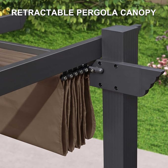 Pergola Shade Cover Replacement Canopy Top Compatible - Image 8