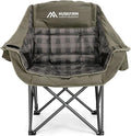 Oversized Camping Chair, Padded Camping Chairs Support 450LBS by Huskfirm