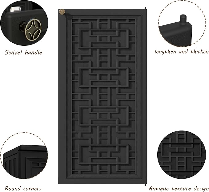 Mrosaa Indoor Outdoor Storage Cabinet Waterproof - Image 4