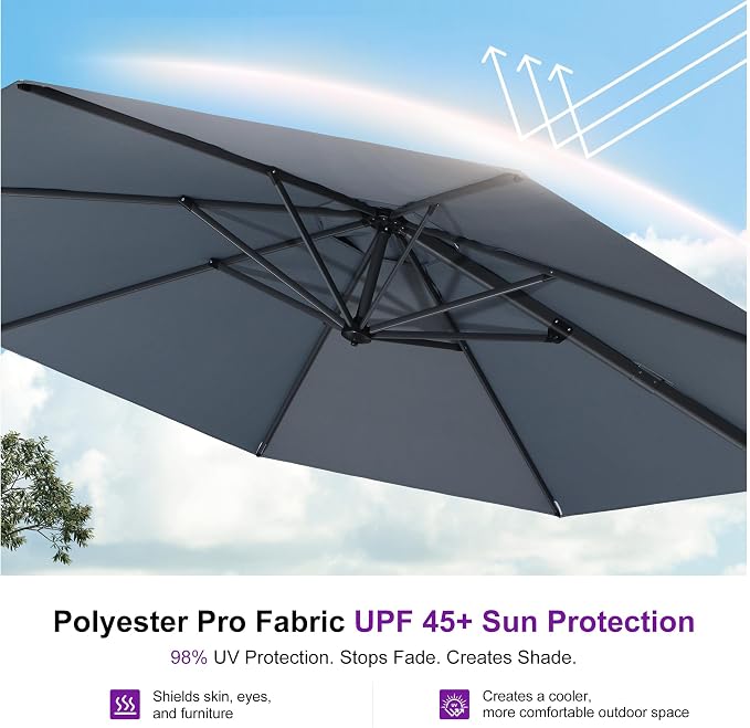 PURPLE LEAF Patio Umbrella - Image 5