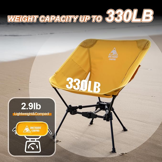 ONETIGRIS Tigerblade Camping Chair, Lightweight Folding Backpacking Hiking Chair - Image 7